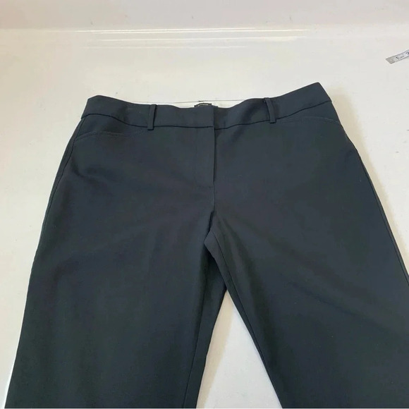 Talbots Pants Woman Size 12 Petite  Hampshire Black Crop Taper  Work Casual - Picture 7 of 12